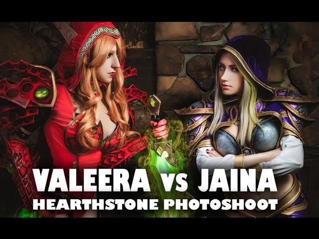 Hearthstone: Valeera vs Jaina photoshoot - Behind the scenes