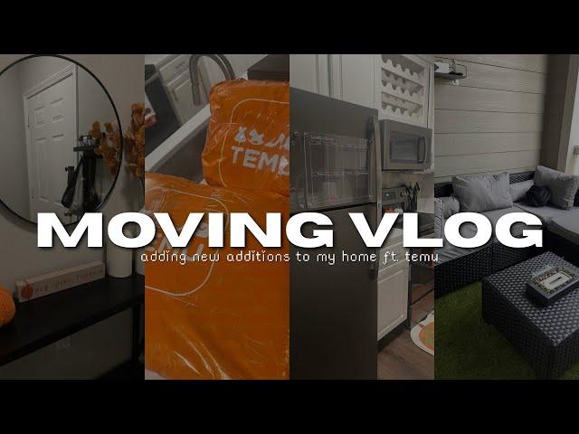 MOVING VLOG | TEMU haul + review, new decor, life update + more!