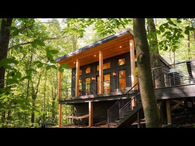 Container House: The BEST Modern Cottage with Sauna in Hocking Hills,Rockbridge, Ohio, United States