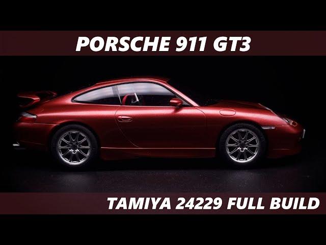 Porsche 911 Gt3 from Tamiya scale car full build 2⃣4⃣2⃣4⃣9⃣ 1/24 Step by step #scalemodel #tamiya