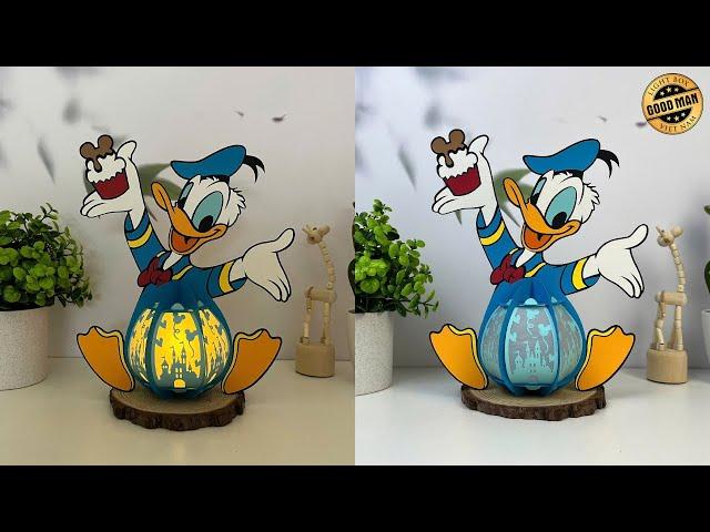 How To Make Paper Cut Lantern Donald