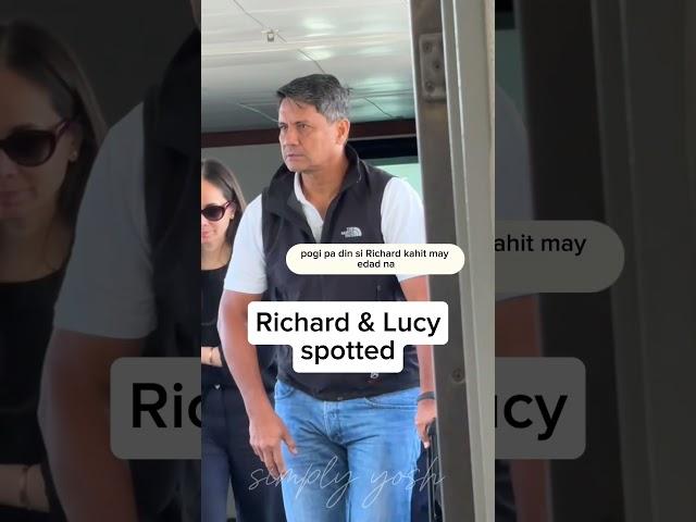 LUCY & RICHARD GOMEZ SPOTTED #richardgomez #spotted