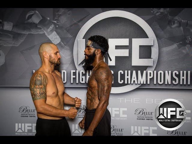 WFC 75| Chris Singleton Vs Gary Bergeron July 22nd, 2017 at the Belle of Baton Rouge