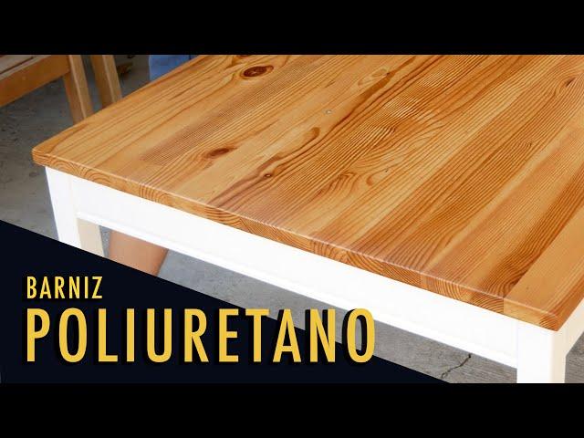 Cómo aplicar Barniz Poliuretano a Mano y con Compresor