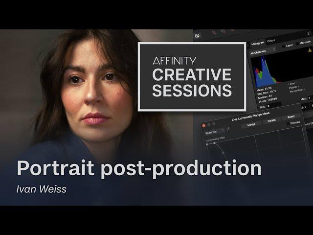 Portrait post-production workflow with Ivan Weiss and Affinity Photo