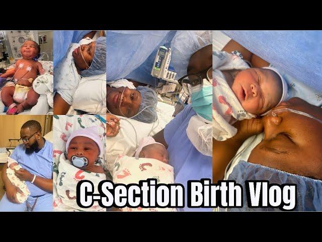 BIRTH VLOG | SCHEDULED C-SECTION AT 36 WEEKS WITH MY FIRST BABY | QUEEN JA’VON