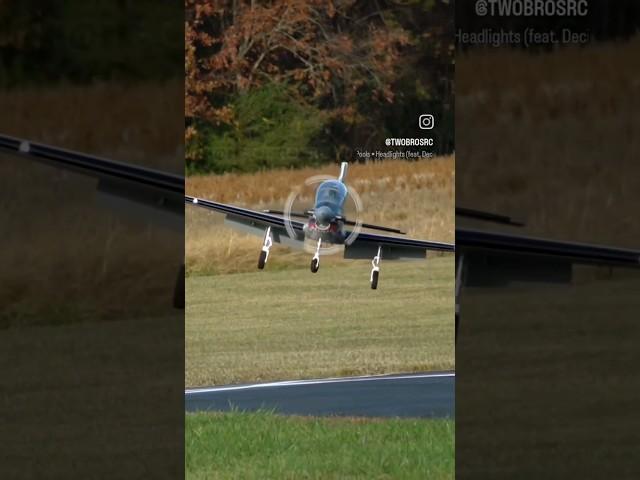 Super Tucano Crosswind Landing #aviation #rc #rcplane
