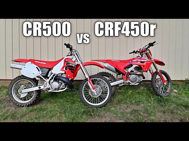 01' CR500 vs. 24' CRF450r - Who is King?