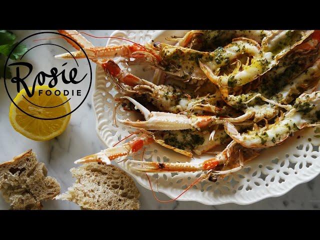 Grilled Langoustines with Garlic & Parsley Butter | Rosie Foodie