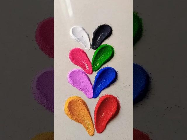 simple rangoli | Satisfying rangoli |Easy tricks and tips | ASMR #rangoli #satisfying #viral #shorts
