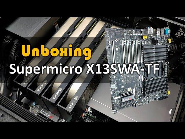 Supermicro X13SWA-TF A5000 Built