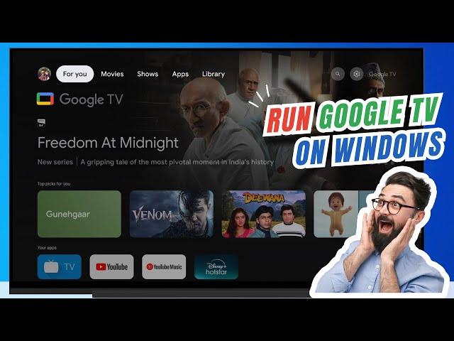 How to Install Google TV on a Windows PC