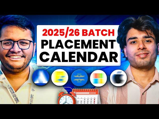 OffCampus Opportunities Decoded With @ArshGoyal  | Placement Calendar for 2025,26 Batch