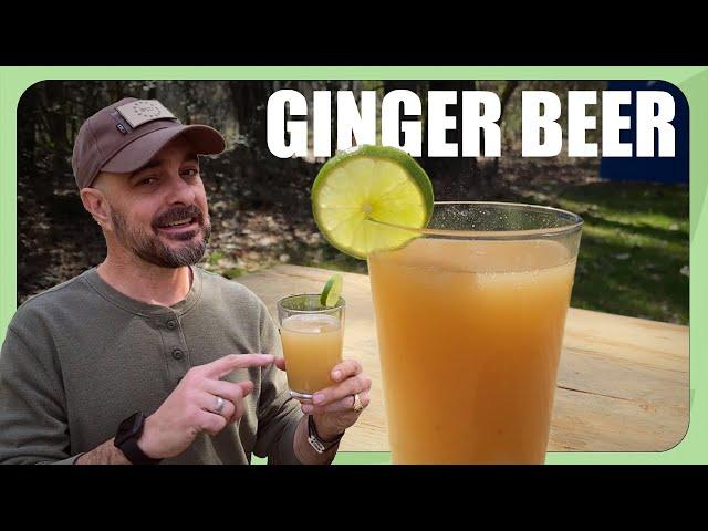 Making GINGER BEER at home! #homemade #gingerbeer