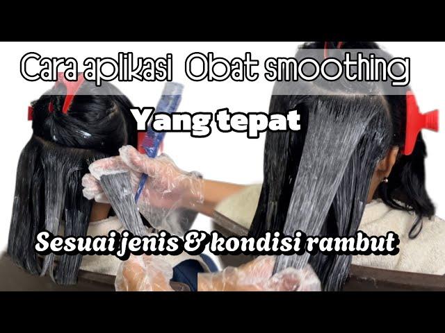 Cara aplikasi obat smoothing yang baik dan benar