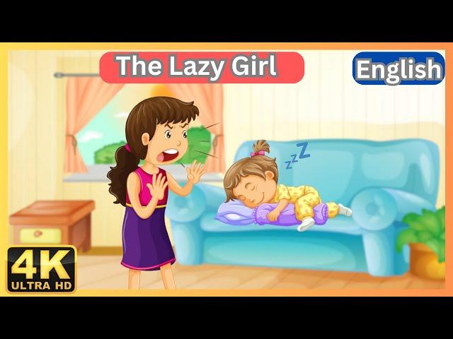 The Lazy Girl Story | Kid Stories - Animated Story for kid | Short Stories | Storytelling