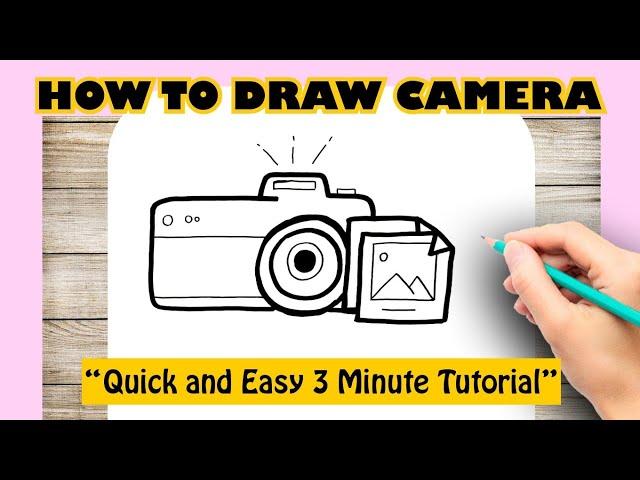 How to Draw Camera Easy | PHOTOGRAPHY