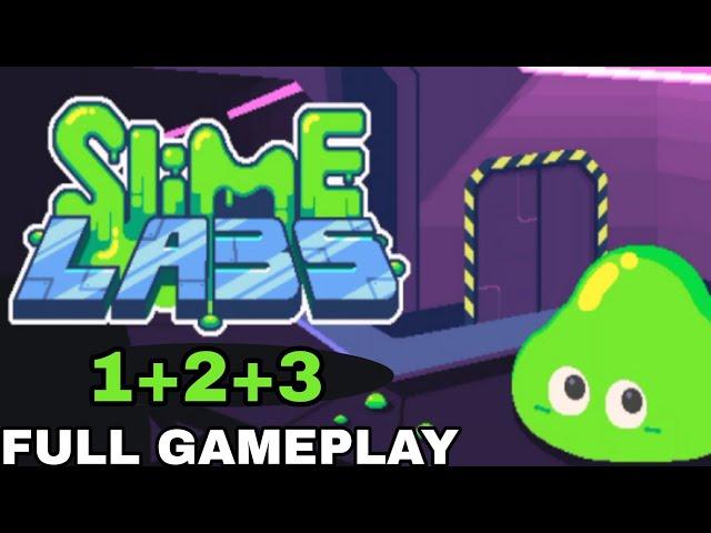 Slime Labs 1+2+3 Full Gameplay Walkthrough with All Endings