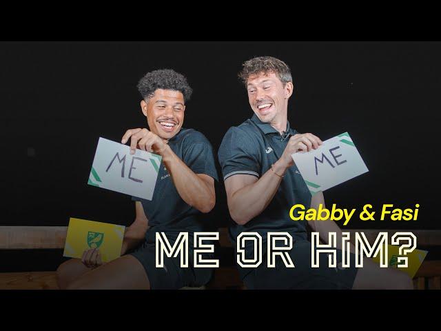 ME OR HIM? | Gabriel Sara and Christian Fassnacht