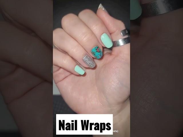 Lily and fox nail wraps #shorts