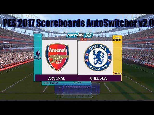 PES 2017 Scoreboards AutoSwitcher V2.0 by "Ginda"  Download and Install