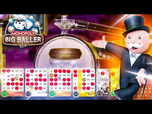 I TRIED MONOPOLY BIG BALLER FOR FIRST TIME | Stake