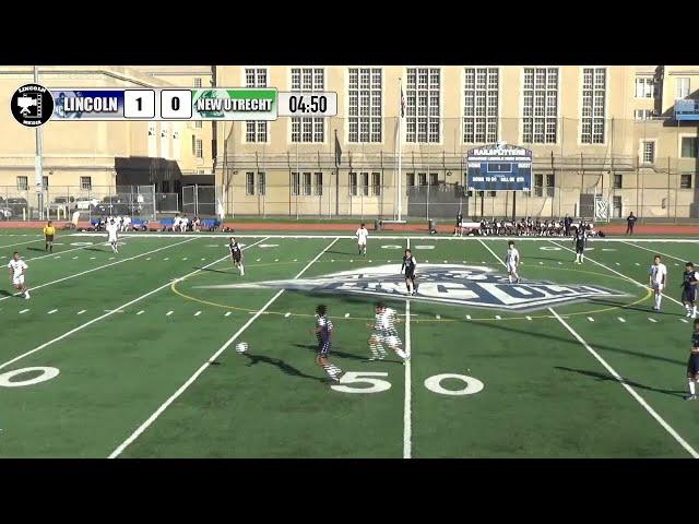 Lincoln Boys Soccer vs New Utrecht High School