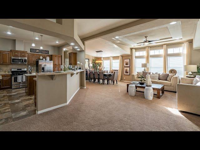 Manufactured Homes Are Bigger & Better Than Ever Before - Look At This Living Space!