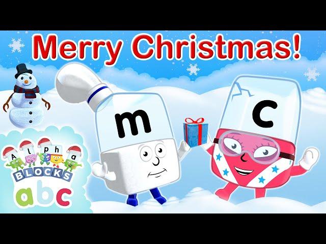 @officialalphablocks  - Merry Christmas from the Alphablocks!   | Christmas Time | Learn to Spell