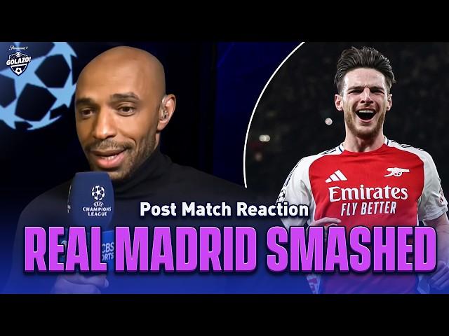 Thierry Saw This Coming!| Thierry Henry Reacts To Arsenal 3-0 Real Madrid | UCL Today