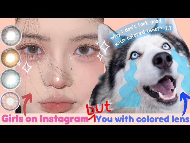 Ultimate Guide to Choosing Best COLORED LENS for Your Face | Facial Features, Skin Tone, Style