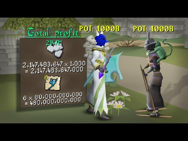 I PROFITED TRILLIONS VS THE RICHEST ECO HOLDER! (20T+ GAMBLED) + 35B GIVEAWAY! - RuneWild RSPS