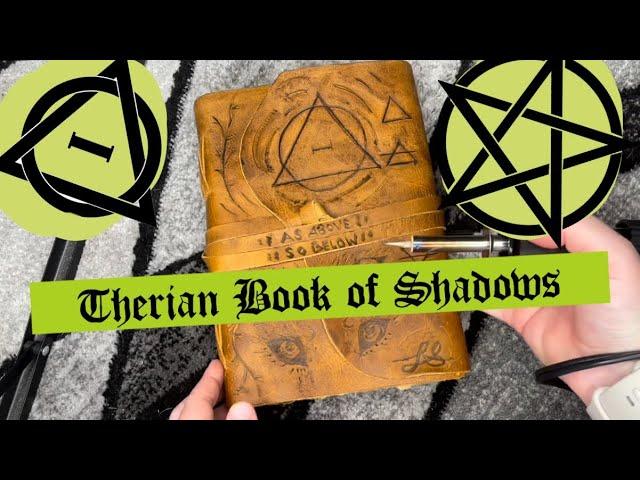 DIY Leather Therian Journal / Book of Shadows