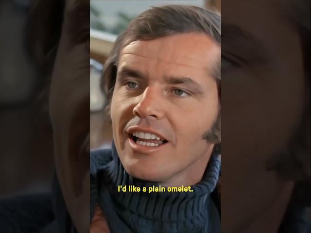 i'd like a plain omelet | Jack Nicholson #movie #shorts #quotes #jacknicholson