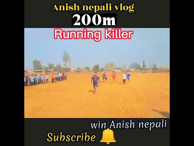 200 m running  basant murari