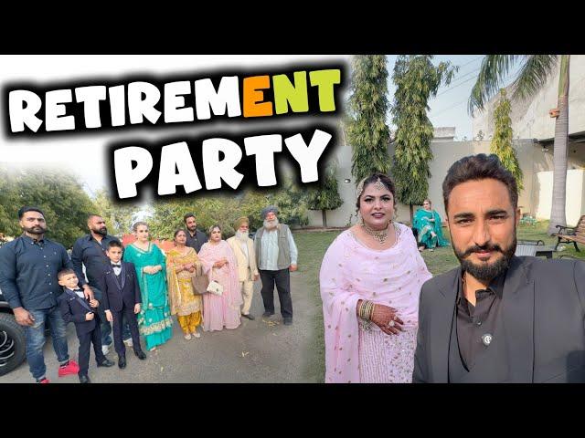 Thanks sarya da party attend karn lai | Retirement farewell party | khoo wale