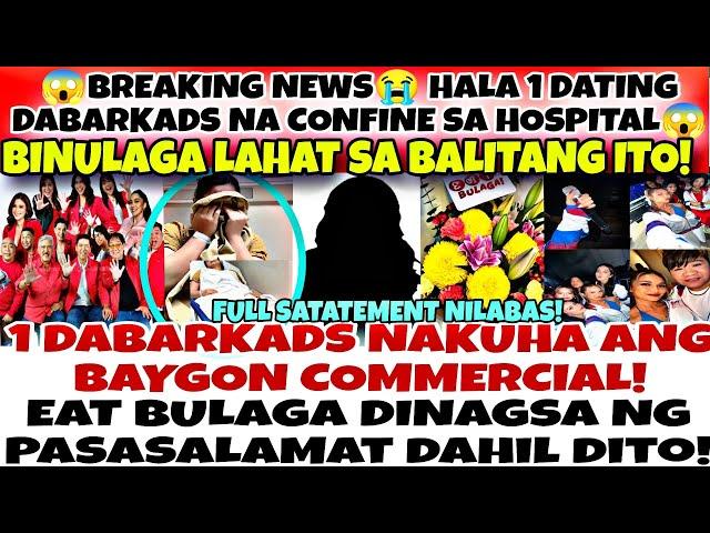 BINIGLA LAHAT  1 DATING DABARKADS NACONFINE SA HOSPITAL BAYGON COMMERICAL NAKUHA NG 1 DABARKADS