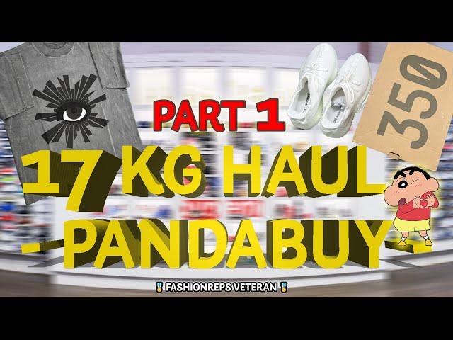 *HUGE*  17KG PANDABUY HAUL !!  /// BALENCIAGA , KITH , NIKE , YEEZY ️FASHIONREPS VETERAN ️