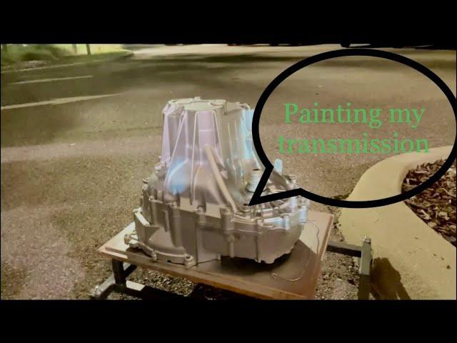 K Series Transmission gets painted.
