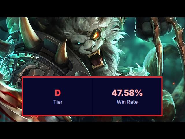 Riot is trying to save Rengar...