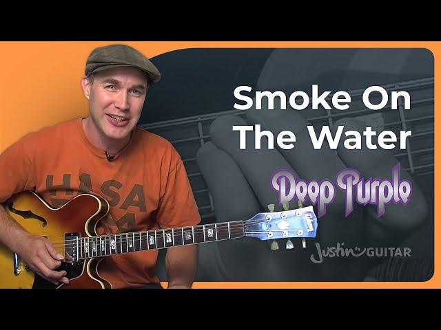 How to play Smoke On The Water by Deep Purple | Easy Guitar