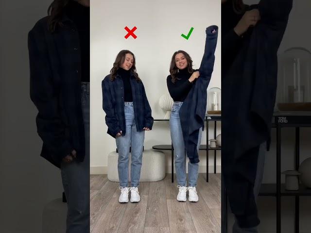 MY MOST VIRAL JACKET HACKS • Pick your fave (1-3)  Daily #shorts about #fashionhacks and #fashion