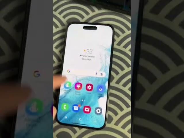 Samsung on iPhone?! 