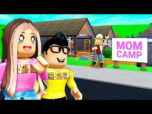 We Went To MOM CAMP.. They Made Us HATE Our KIDS! (Roblox)