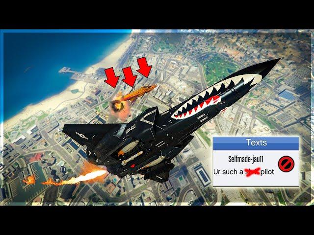 Stealth Trolling Jet Tryhards With The F-160 Raiju on GTA Online!