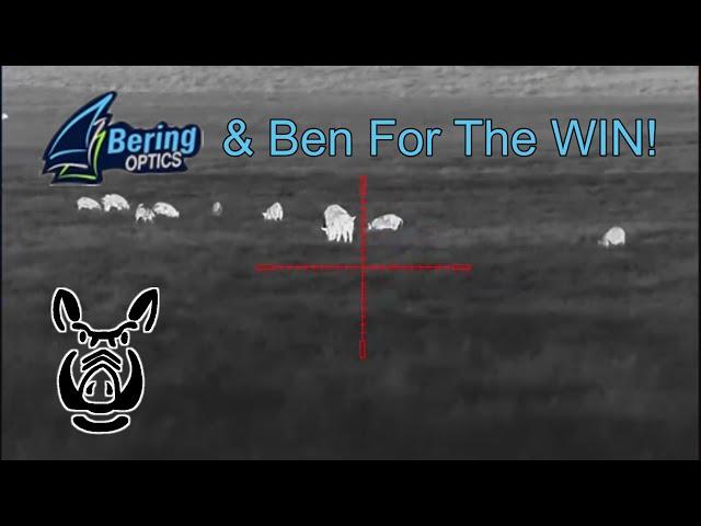 Bering Optics & Ben For The WIN!  5 Hogs +11 Onboard