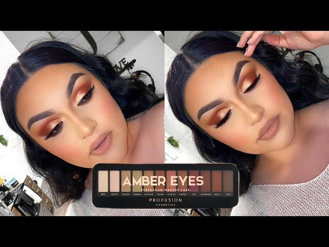 $7 AMBER PALETTE BY PROFUSION COSMETICS REVIEW + DEMO