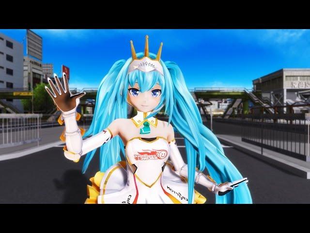 【MMD】Gravity = Reality - Princess Knight Racing Miku 2015 HD 1080p