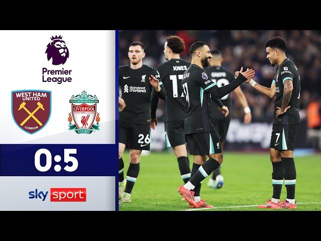 Kantersieg zum Jahresabschluss! | West Ham United - FC Liverpool | Highlights - Premier League 24/25