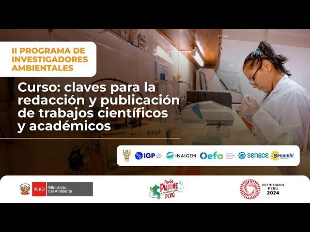 Claves para la Redacción y Publicación de trabajos científicos y académicos - Sesión 5